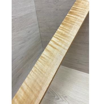 Клён Белый Явор, Волнистый заготовка накладки для электрогитары Радиал ААА Волна АА 9х66х545 мм-4