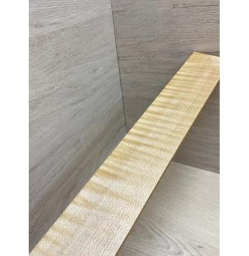 Клён Белый Явор, Волнистый заготовка накладки для электрогитары Радиал ААА Волна АА 8х66х545 мм-5