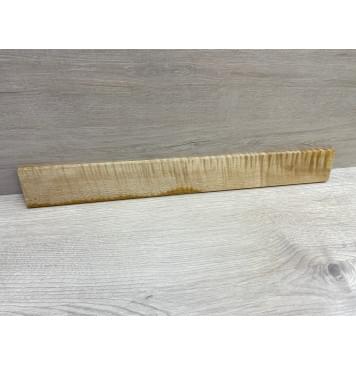 Клён Белый Явор, Волнистый заготовка накладки для электрогитары Радиал АА Волна АА 9х66х540 мм-5