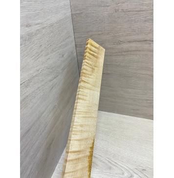 Клён Белый Явор, Волнистый заготовка накладки для электрогитары Радиал АА Волна АА 9х66х540 мм-0