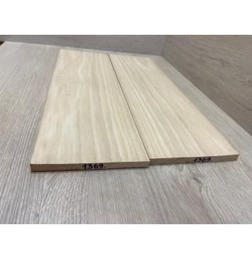 Ясень Белый заготовка на топ Смешанный ААА 11х156х495 мм - 2шт (книжкой)-2