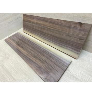 Орех Американский Заболонь заготовка на топ Радиал АА 16х153-183х535 мм 2 шт (книжкой)-2