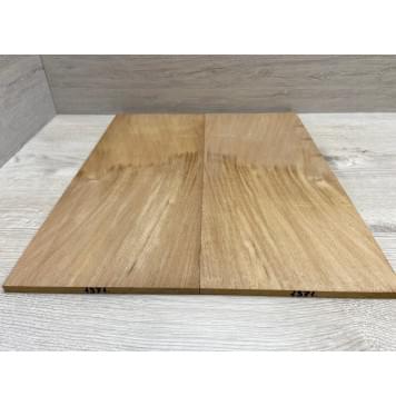 Махагон Гондурасский заготовка на топ Смешанный АА 8х195х450 мм - 2 шт. (книжкой)-2