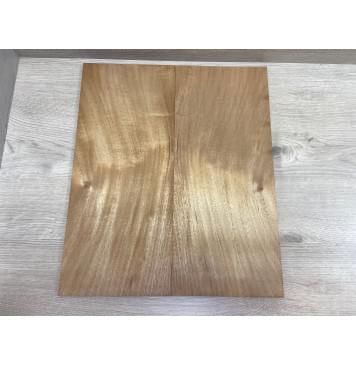 Махагон Гондурасский заготовка на топ Смешанный АА 8х195х450 мм - 2 шт. (книжкой)-0