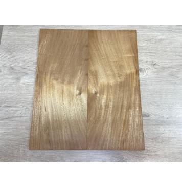 Махагон Гондурасский заготовка на топ Смешанный АА 8х195х450 мм - 2 шт. (книжкой)-1