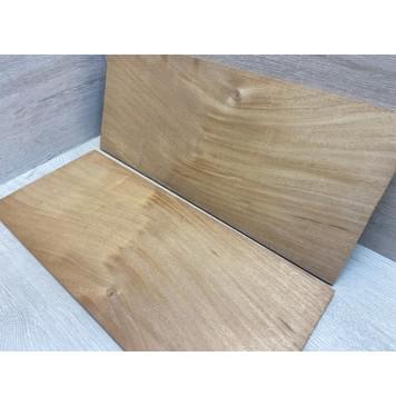 Махагон Гондурасский заготовка на топ Смешанный АА 8х195х450 мм - 2 шт. (книжкой)-4