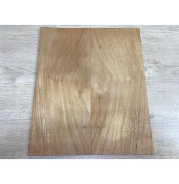 Махагон Гондурасский заготовка на топ Смешанный АА 8х195х450 мм - 2 шт. (книжкой)-1