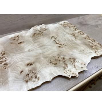 Тополь Кап заготовка на топ Смешанный ААА 20х210-230х650 мм - 2 шт. (книжкой)-3