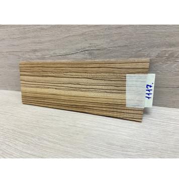 Зебрано заготовка накладки на головку грифа Радиал ААА 4,5х80-88х215 мм-2