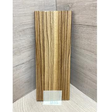 Зебрано заготовка накладки на головку грифа Радиал ААА 5,5х80-88х215 мм-0