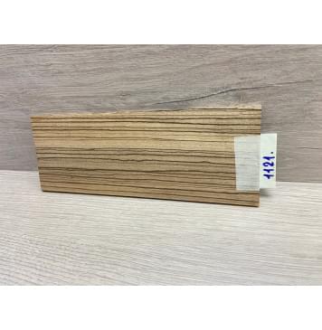 Зебрано заготовка накладки на головку грифа Радиал ААА 4,5х80-88х215 мм-2