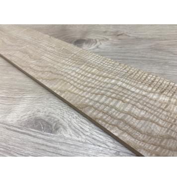 Ясень Белый Волнистый заготовка для переклеенного грифа электрогитары Смешанный ААА Волна ААА 8х88х755 мм-0