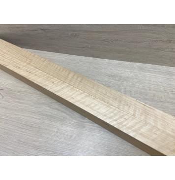 Ольха Волнистая  заготовка для переклеенного грифа электрогитары Радиал АА Волна ААА 51х(43-43)х715 мм - из 2х частей-0