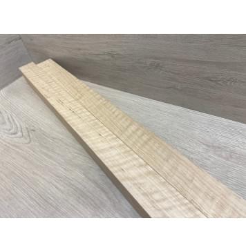 Ольха Волнистая  заготовка для переклеенного грифа электрогитары Радиал АА Волна ААА 51х(43-43)х715 мм - из 2х частей-1