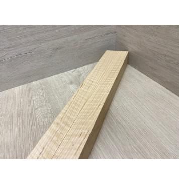 Ольха Волнистая  заготовка для переклеенного грифа электрогитары Радиал АА Волна ААА 51х(43-43)х715 мм - из 2х частей-3