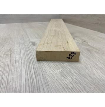 Ольха заготовка грифа для электрогитары Тангент ААА 28х107х710 мм-2