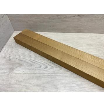 Клён Белый (Печёный) заготовка для переклеенного грифа безголовой гитары Радиал АА 34х(40-40)х600 мм - из 2х частей-5