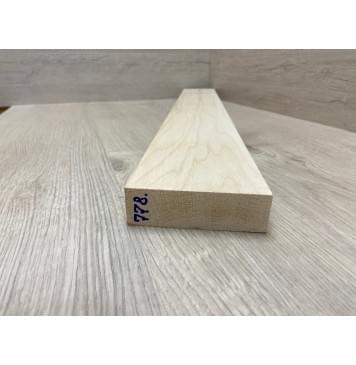 Ольха заготовка грифа для электрогитары Тангент АА 28х95х740 мм-2