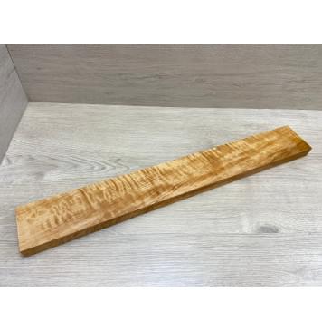 Ольха Волнистая заготовка грифа для электрогитары Смешанный ААА Волна АА 27х86х645 мм-0