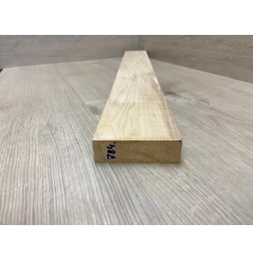 Ольха Волнистая заготовка грифа для электрогитары Тангент АА Волна АА 28х92х745 мм-6