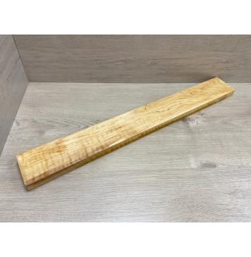 Ольха Волнистая заготовка грифа для электрогитары Тангент АА Волна АА 28х92х745 мм-2