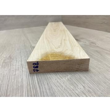 Ольха заготовка грифа для электрогитары Тангент АА 27х118х735 мм-2