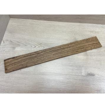 Зебрано "Птичий Глаз" заготовка накладки для электрогитары Смешанный ААА 11х78х590 мм-0