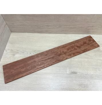 Бубинго заготовка накладки для бас-гитары Радиал ААА 11х132х775 мм-0