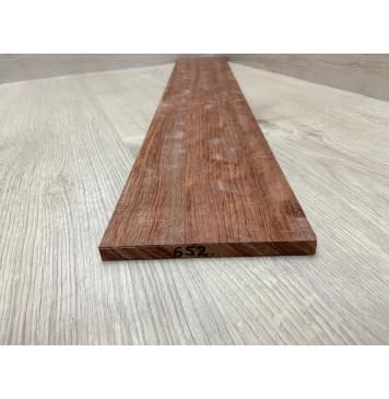 Бубинго заготовка накладки для бас-гитары Радиал ААА 11х132х775 мм-3