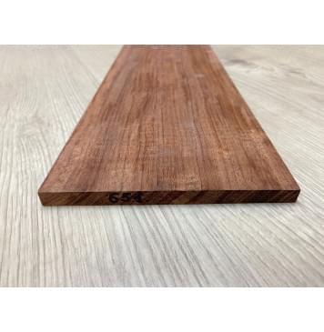 Бубинго заготовка накладки для бас-гитары Радиал ААА 9х132х775 мм-4