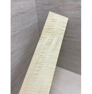 Клён Американский Белый Волнистый заготовка накладки для электрогитары Радиал АА Волна ААА 9х103х550 мм-6