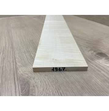 Клён Американский Белый Волнистый заготовка накладки для электрогитары Радиал АА Волна ААА 9.5х97х560 мм-2