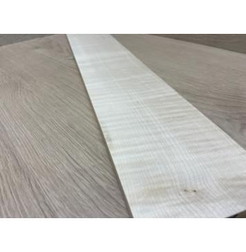 Клён Американский Белый Волнистый заготовка накладки для электрогитары Радиал АА Волна ААА 9.5х97х560 мм-11