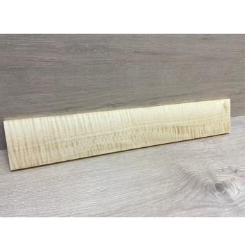 Клён Американский Белый Волнистый заготовка накладки для электрогитары Радиал АА Волна ААА 9.5х97х560 мм-10