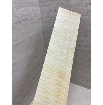 Клён Американский Белый Волнистый заготовка накладки для электрогитары Радиал АА Волна ААА 9.5х97х560 мм-8