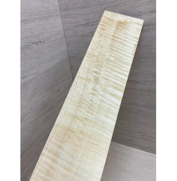 Клён Американский Белый Волнистый заготовка накладки для электрогитары Радиал АА Волна ААА 9.5х97х560 мм-6