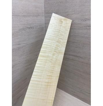 Клён Американский Белый Волнистый заготовка накладки для электрогитары Радиал АА Волна ААА 8.5х97х560 мм-7