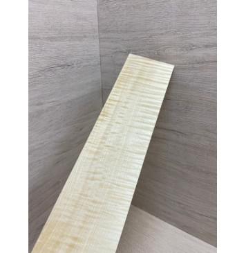 Клён Американский Белый Волнистый заготовка накладки для электрогитары Радиал АА Волна ААА 8.5х97х560 мм-6