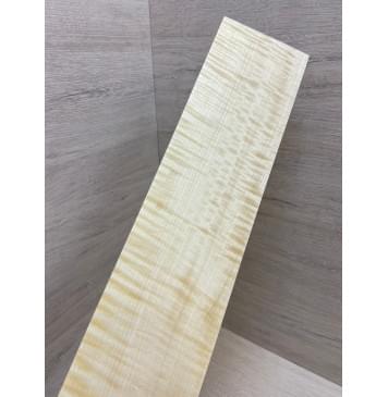 Клён Американский Белый Волнистый заготовка накладки для электрогитары Радиал АА Волна ААА 8.5х97х560 мм-5