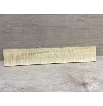 Клён Американский Белый Волнистый заготовка накладки для электрогитары Радиал АА Волна ААА 8х95х550 мм-0