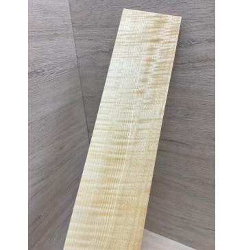 Клён Американский Белый Волнистый заготовка накладки для электрогитары Радиал АА Волна ААА 9х88х550 мм-8