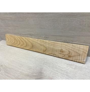 Клён Белый Явор, Волнистый заготовка накладки для электрогитары Тангент А Волна ААА 11.5х78х535 мм-11