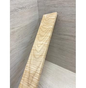 Клён Белый Явор, Волнистый заготовка накладки для электрогитары Тангент А Волна ААА 11.5х78х535 мм-10