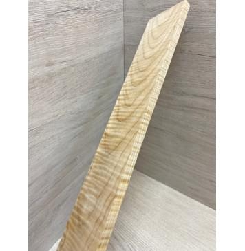 Клён Белый Явор, Волнистый заготовка накладки для электрогитары Тангент А Волна ААА 11.5х78х535 мм-8