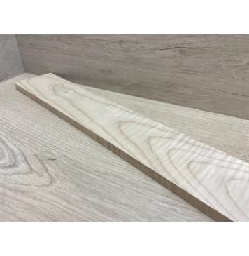 Клён Белый Явор, Волнистый заготовка накладки для электрогитары Тангент А Волна ААА 11х78х535 мм-10