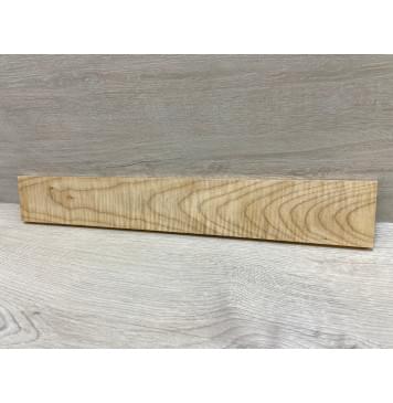 Клён Белый Явор, Волнистый заготовка накладки для электрогитары Тангент А Волна ААА 11х78х535 мм-0