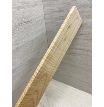 Клён Белый Явор, Волнистый заготовка накладки для электрогитары Тангент А Волна ААА 11х78х535 мм-9