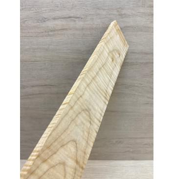 Клён Белый Явор, Волнистый заготовка накладки для электрогитары Тангент А Волна ААА 11х78х535 мм-7