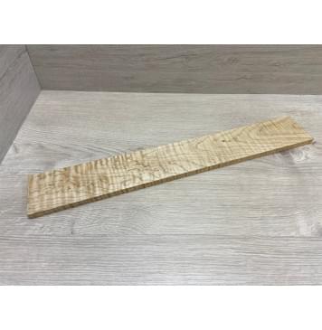 Клён Белый Явор, Волнистый заготовка накладки для электрогитары Тангент ААА Волна ААА 11х78х535 мм-1