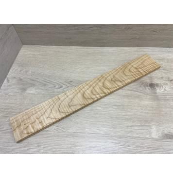 Клён Белый Явор, Волнистый заготовка накладки для электрогитары Тангент ААА Волна ААА 12х78х535 мм-0